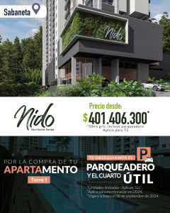 Nido apartamentos proyecto de vivienda en sabaneta