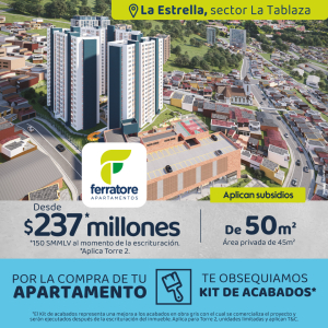 Apartamentos VIS en La Estrella