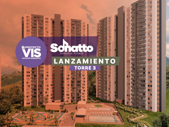 lanzamiento Sonatto torre3 apartamentos en Copacabana