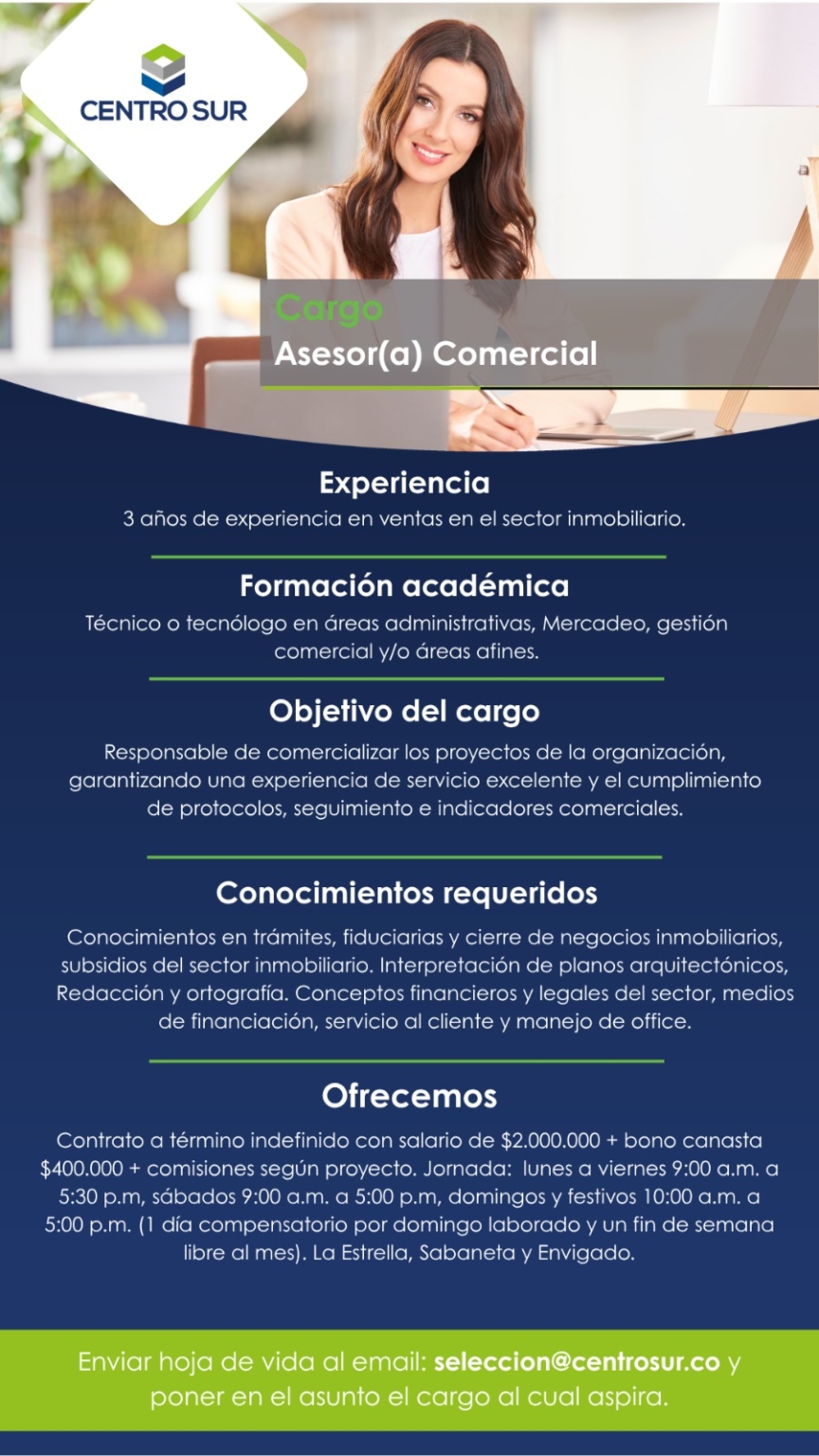 Asesor comercial