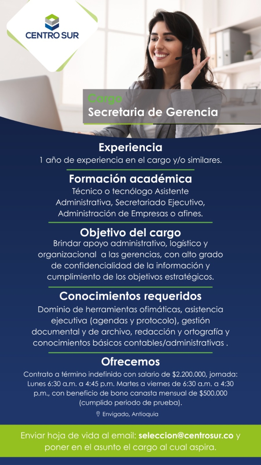 Secretaria de gerencia